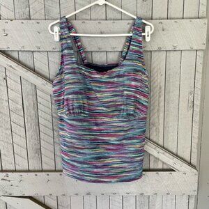 Lands End Underwire Swim Top  DDD